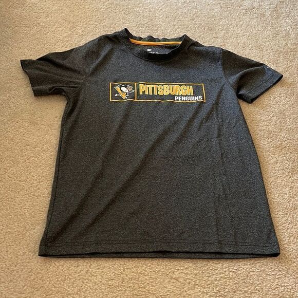 SIZE LARGE 8/10 PITTSBURGH PENGUINS SHIRT - Picture 1 of 8